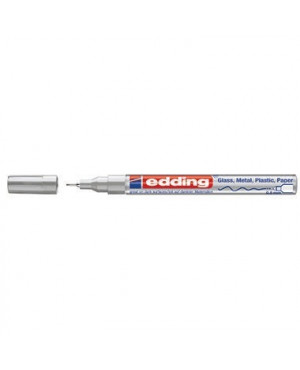 edding Lackmarker 780 4-780054 0,8mm Rundspitze permanent silber