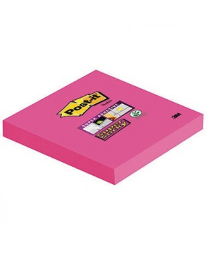 Post-it Haftnotiz Super Sticky 654SPI1 76x76mm 90Bl. ultrapink