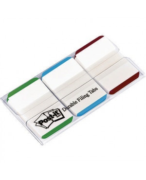 Post-it Haftstreifen Index Strong 686L-GBR gn/bl/rt 3x22 St./Pack.