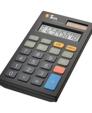 TWEN Taschenrechner J 810 556 Solar schwarz