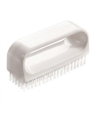 Haug Nagelbürste mit Bügel, Nylon weiß, 6,6 cm