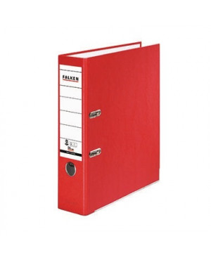 Falken Ordner Recycolor 11285632 DIN A4 80mm Papier rot
