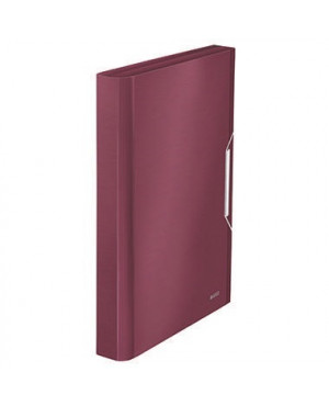 Leitz Fächermappe Style 39570028 DIN A4 6Fächer PP granat rot