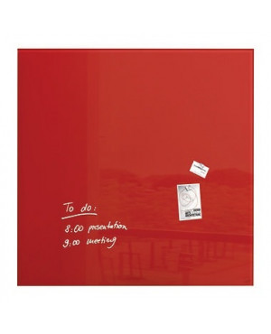 Sigel Multifunktionstafel artverum GL202 1000x1000x15mm Glas rot