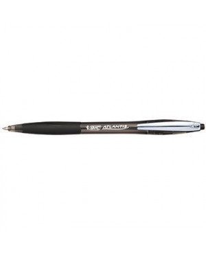 BIC Kugelschreiber ATLANTIS Soft 902133 0,4mm Druckmechanik schwarz