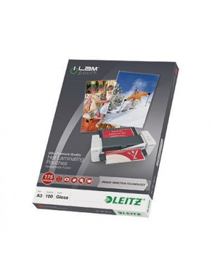 Leitz Laminierfolie A3 UDT 74900000 175mic glasklar 100 St./Pack.