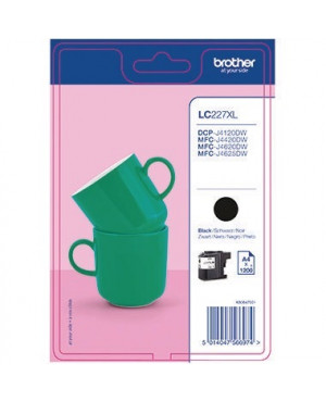 Brother Tintenpatrone LC227XLBK 1.200Seiten schwarz