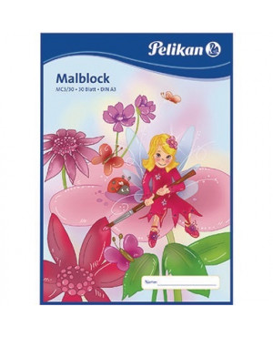 Pelikan Malblock MC 3/30 137661 DIN A3 chlorfrei 30Blatt weiß