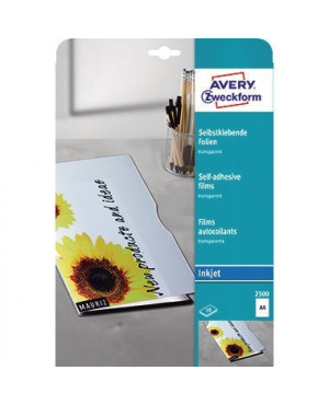 Avery Zweckform Inkjetfolie 2500 DIN A4 transparent 10 St./Pack.