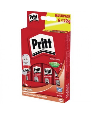 Pritt Klebestift PS6BF 22g Kunststoffhülse 6 St./Pack.