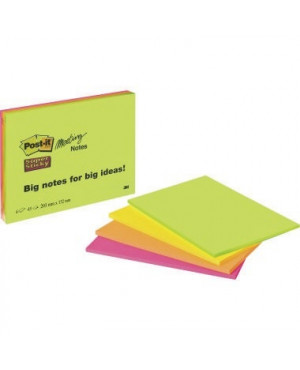Post-it Haftnotiz Super Sticky Meeting Notes 6845-SSP 4 St./Pack.