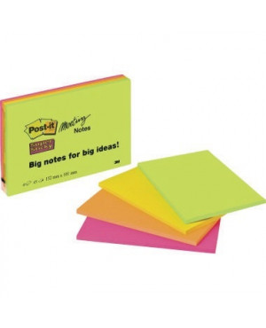 Post-it Haftnotiz Super Sticky Meeting Notes 6445-4SS 4 St./Pack.