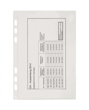 Chronoplan Visitenkartenhülle 50381 148x215mm transparent 5 St./Pack.