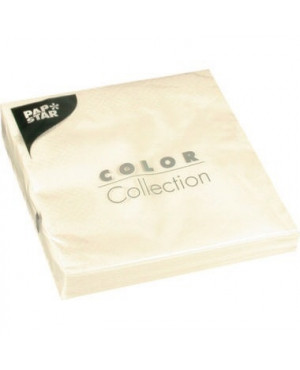 PAPSTAR Serviette 12406 33x33cm 3lagig weiß 20 St./Pack.