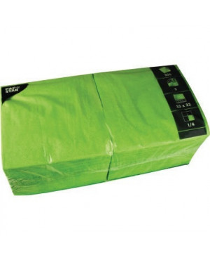 PAPSTAR Serviette 81656 33x33cm 3lagig apfelgrün 250 St./Pack.