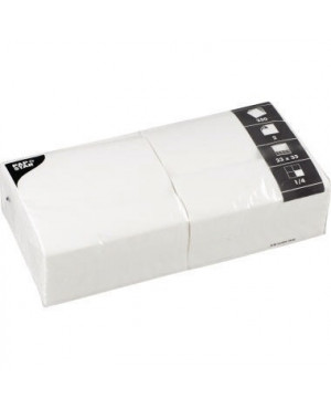 PAPSTAR Serviette 14486 33x33cm 2lagig weiß 250 St./Pack.