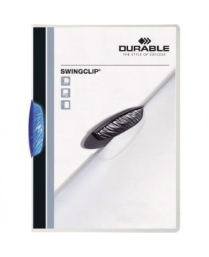 DURABLE Klemmmappe SWINGCLIP 226006 DIN A4 max. 30Bl. Klemme bl