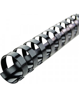 GBC Plastikbinderücken 4028601 DIN A4 19mm schwarz 100 St./Pack.