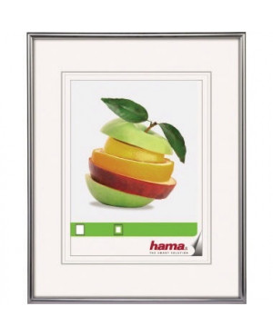 Hama Bilderrahmen Sevilla 00066435 30x40cm Kunststoff silber
