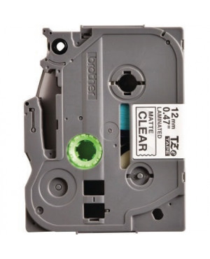 P-touch Schriftbandkassette TZEM31 12mmx8m laminiert sw auf tr