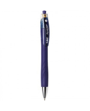 BIC Druckkugelschreiber ReAction 8575471 0,4mm Mine+Schaft blau