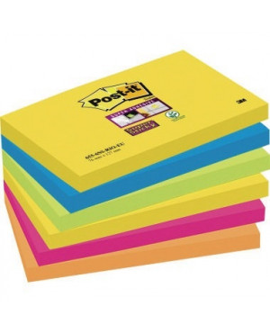 Post-it Haftnotiz SuperSticky 6556SR 127x76mm 6 St./Pack.