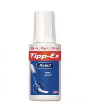 Tipp-Ex Korrekturflüssigkeit Rapid 8119143 schnelltrocknend 25ml weiß
