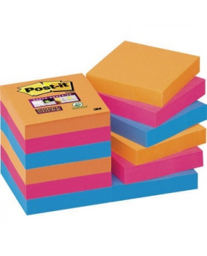 Post-it Haftnotiz Super Sticky 62212SE sortiert 12 St./Pack.