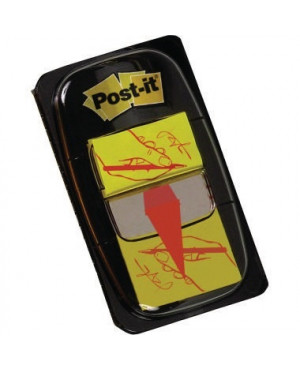 Post-it Haftstreifen Index Symbol 680-31 Unterschrift gelb 50Blatt