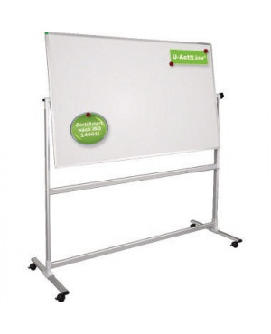 Franken Schreibtafel U-Act! Line STC901 90x120cm Stativform weiß