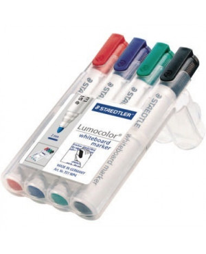 STAEDTLER Whiteboardmarker Lumocolor 351 WP4 2mm 4 St./Pack.