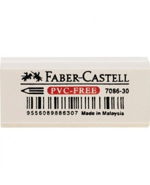 Faber-Castell Radierer 7086-30 188730 18x12x41mm Kunststoff weiß
