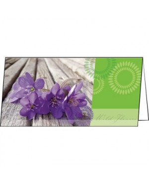 Sigel Motiv-Karte Violetta DS177 DIN lang 220g 25 St./Pack
