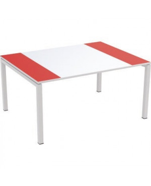 easyDesk Schreibtisch T150.13.13.18 150x75x114cm rt/ws
