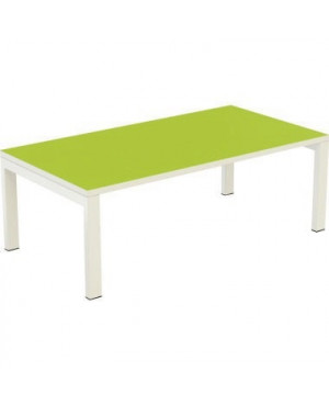 easyDesk Beistelltisch T114.13.08 114x40x60cm grün/weiß