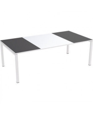 easyDesk Schreibtisch T220.13.13.11 220x75x114cm an/ws