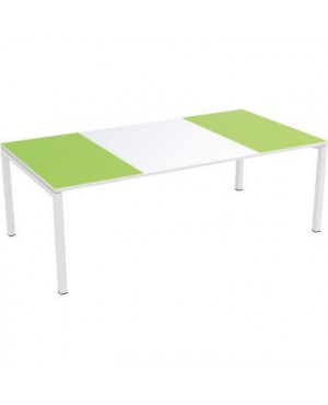 easyDesk Schreibtisch T220.13.13.08 220x75x114cm gr/ws
