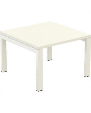 easyDesk Beistelltisch T60.13.13 60x40x60cm weiss/weiß
