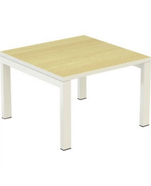 easyDesk Beistelltisch T60.13.23 60x40x60cm Buche/weiß