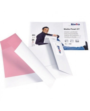 Biella Präsentationsmappe Pearl 7 0186457.01 DIN A4 quer Karton weiß