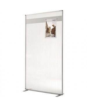 magnetoplan Raumteiler 1103880 100x180x50cm transparent