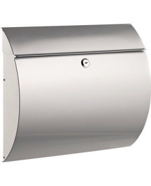ALCO Briefkasten 8607 37,5x33x12cm Metall silber