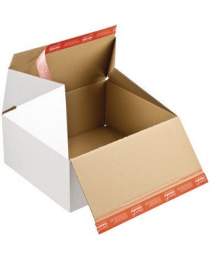 ColomPac® Premium Blitzbodenkarton CP155.255 SK-Verschluss weiß