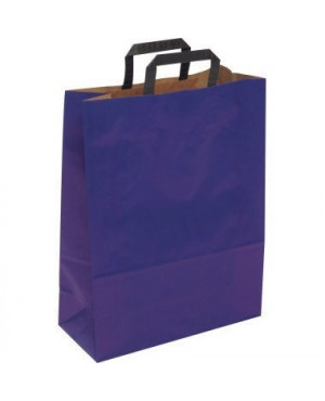 Papiertragetasche Topcraft 1FTTC006022 blau 50 St./Pack