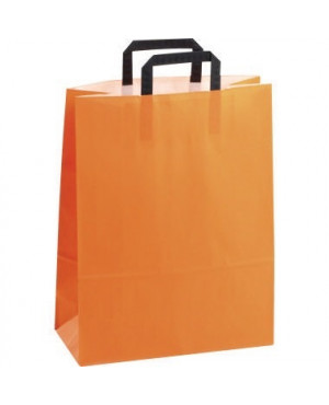 Papiertragetasche Topcraft 1FTTC009032 orange groß 50 St./Pack