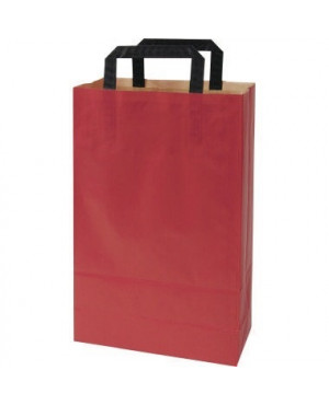 Papiertragetaschen Topcraft 1FTTC005022 klein rot 50 St./Pack