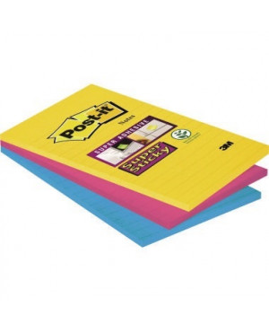 Post-it Haftnotiz Super Sticky 4690-S3R 101x152mm 3 St./Pack.