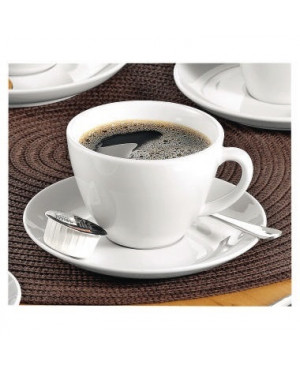 Esmeyer Kaffeetasse Bistro 433-255 Untertasse weiß 6 St./Pack.