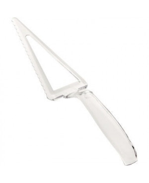 PAPSTAR Tortenheber 81701 Einweg 25x5cm transparent 2St./Pack.
