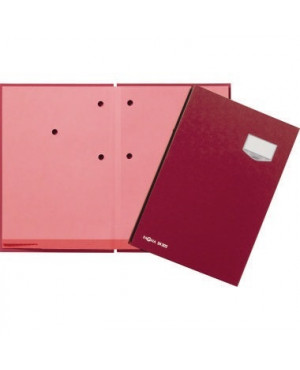 PAGNA Unterschriftenmappe de Luxe 24202-01 20Fächer Pappe rot